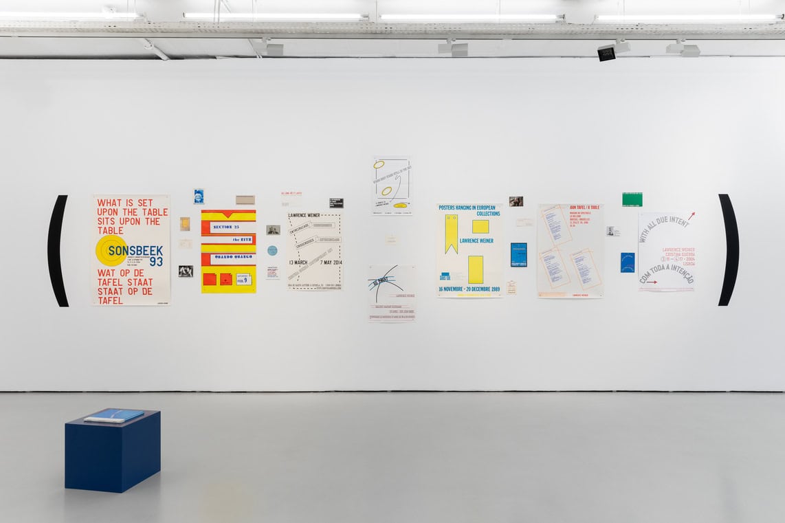 A tribute to Lawrence Weiner