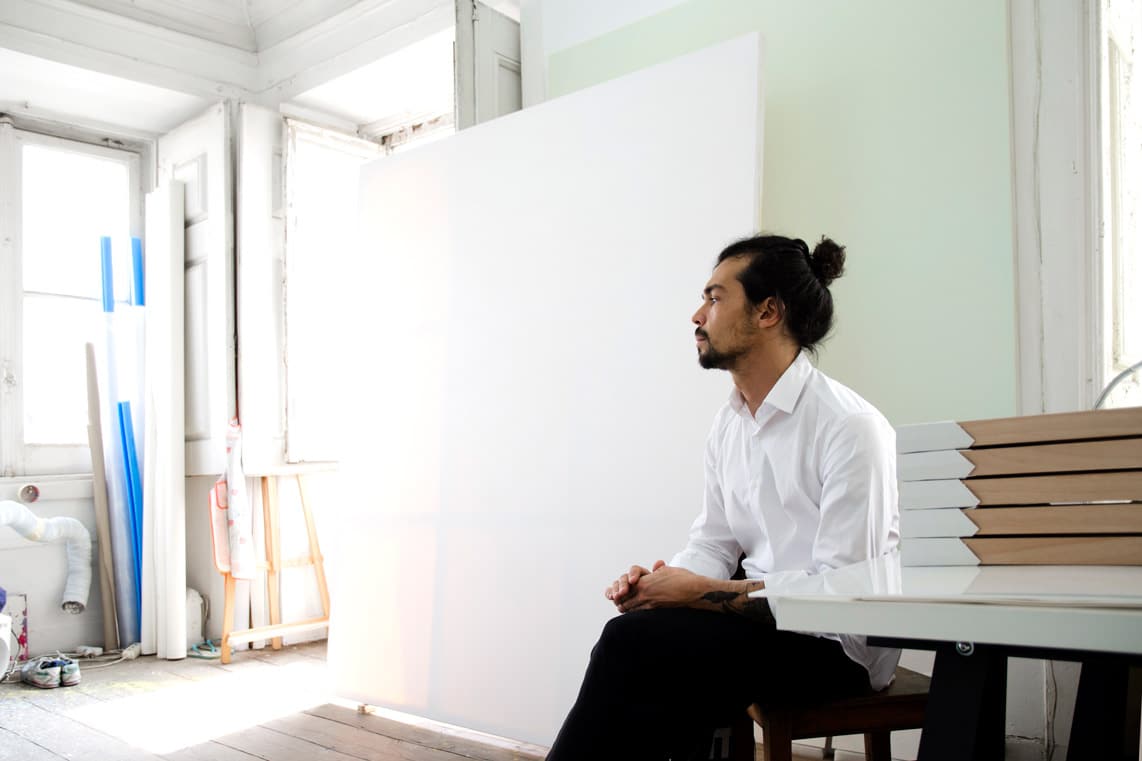 Visiting the studio of Sérgio Fernandes