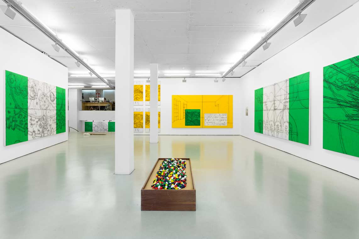 Matt Mullican, at the gallery Cristina Guerra Contemporary Art