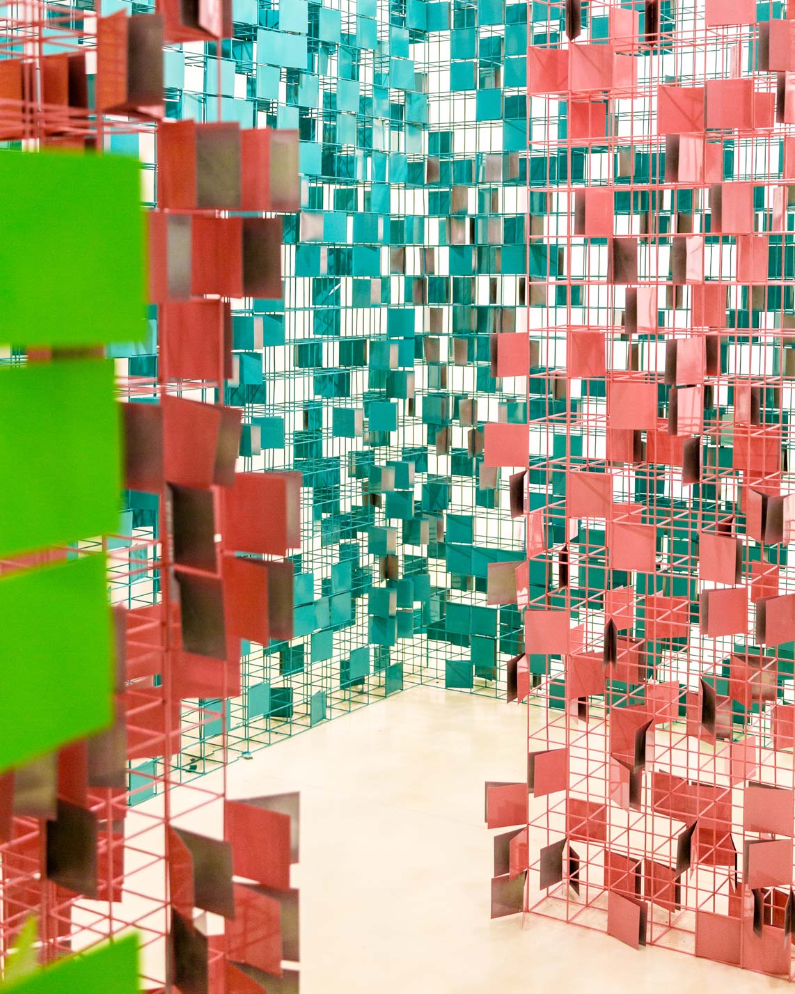 Penumbra: textured shadow, coloured light, by Rashid Al Khalifa, at Saatchi Gallery