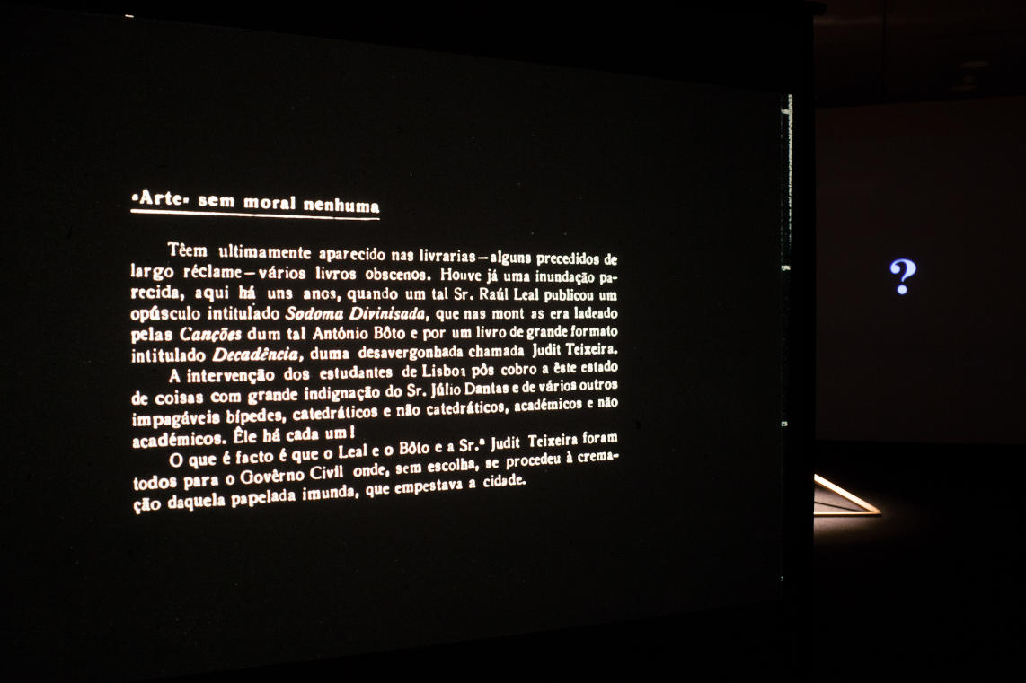 How to silence a poet, by Susana Mendes Silva, at MNAC
