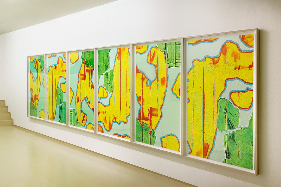Pedro Calapez’s Enquanto o espaço for at Galeria Fernando Santos