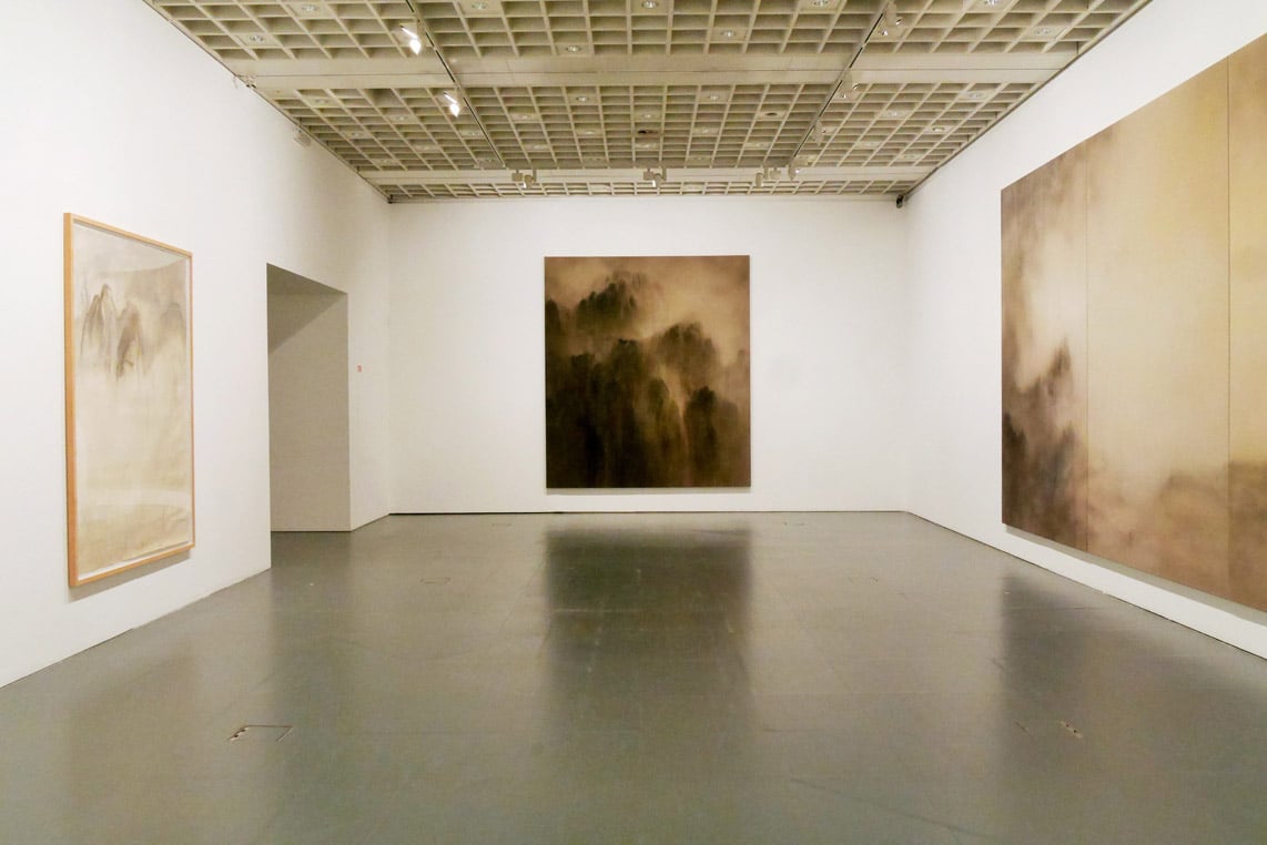 Michael Biberstein does not guide the viewer’s eyes through his painting