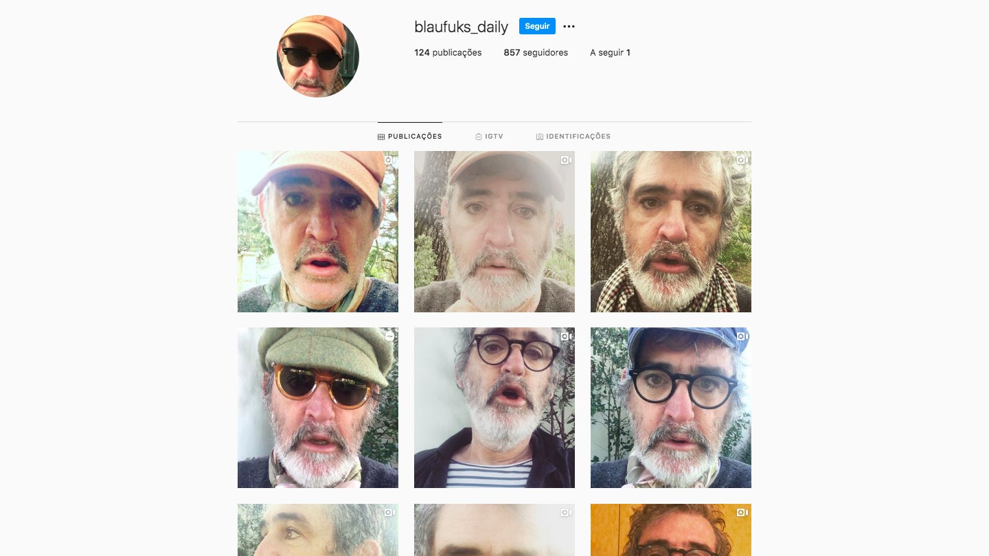 @blaufuks_daily: a comical mystery on Instagram