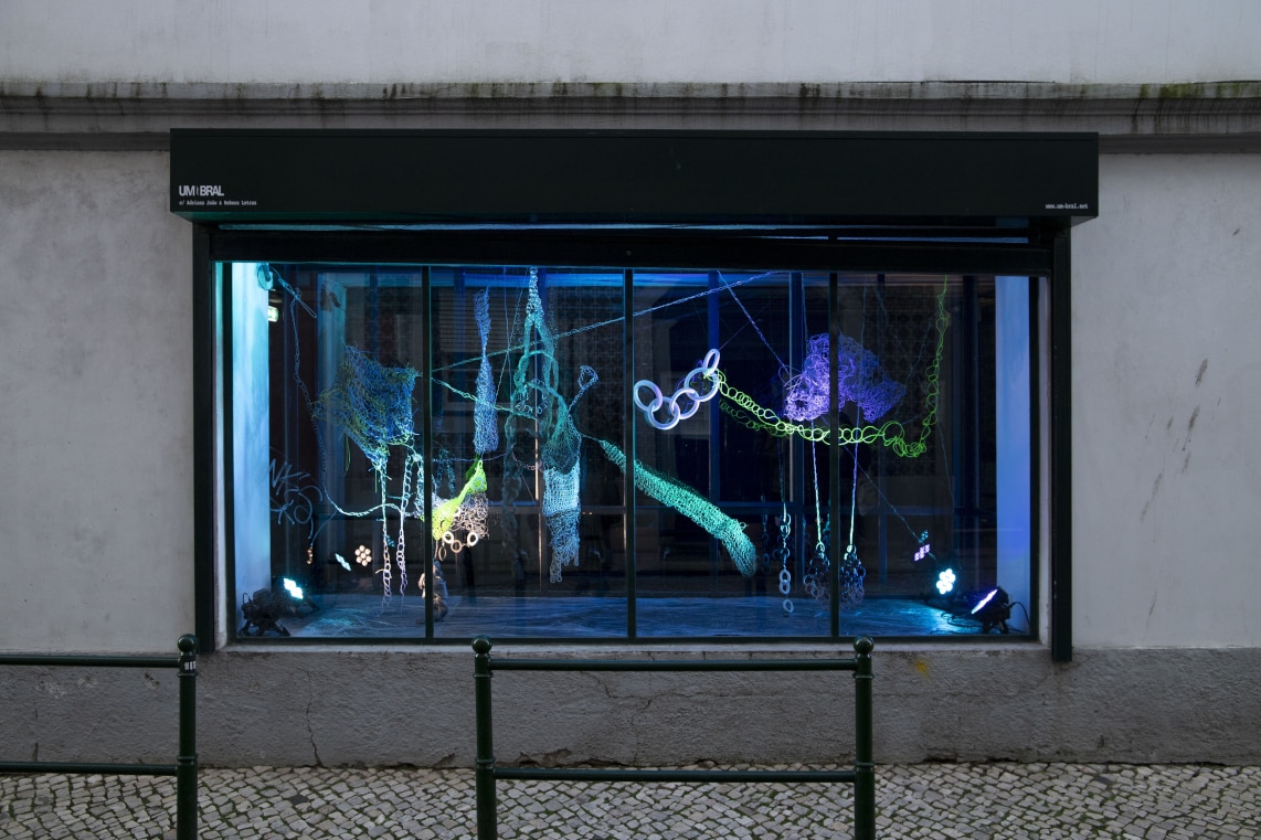 UM~BRAL #1 at the window of Teatro da Garagem
