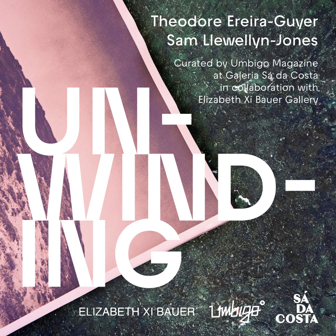 Opening of the exhibition Unwinding by Theodore Ereira-Guyer and Sam Llewellyn-Jones