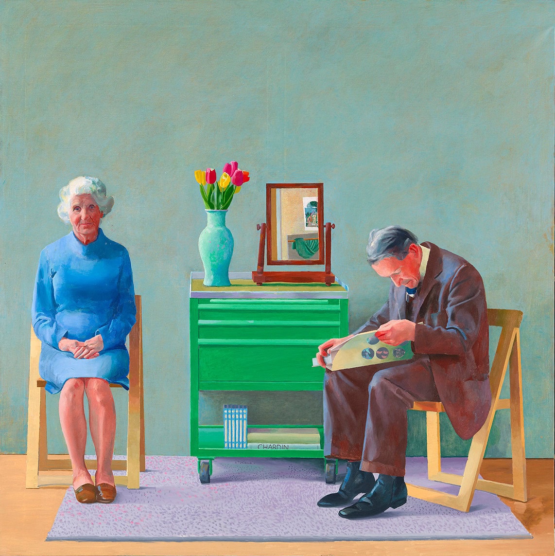 David Hockney reasserts the figurative pictorial tradition in dialogue with Piero della Francesca